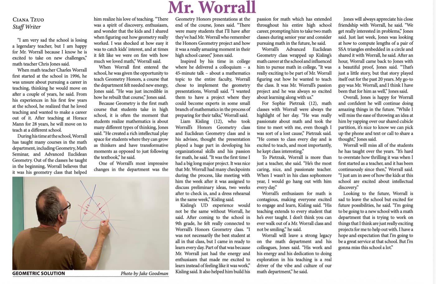 The Record — Mr. Worrall