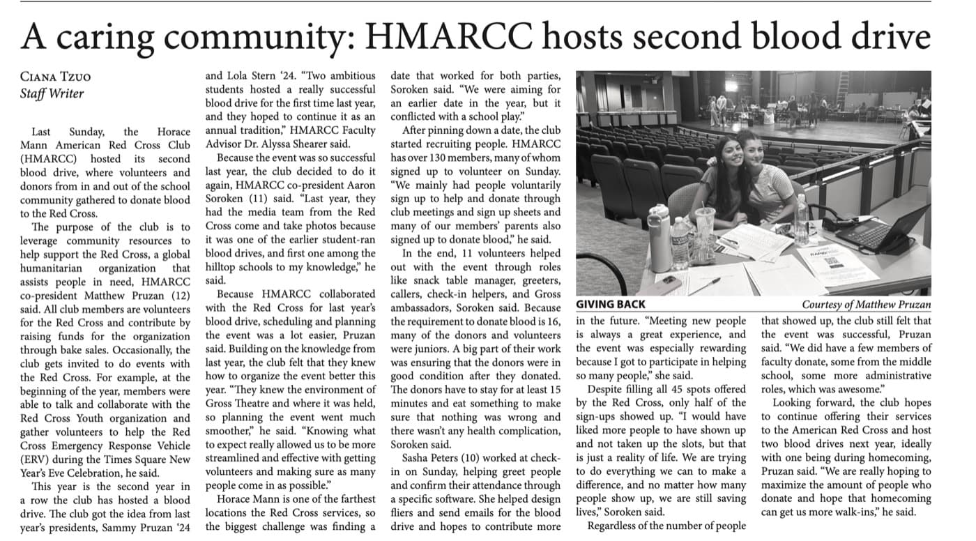 The Record — A Caring Community
