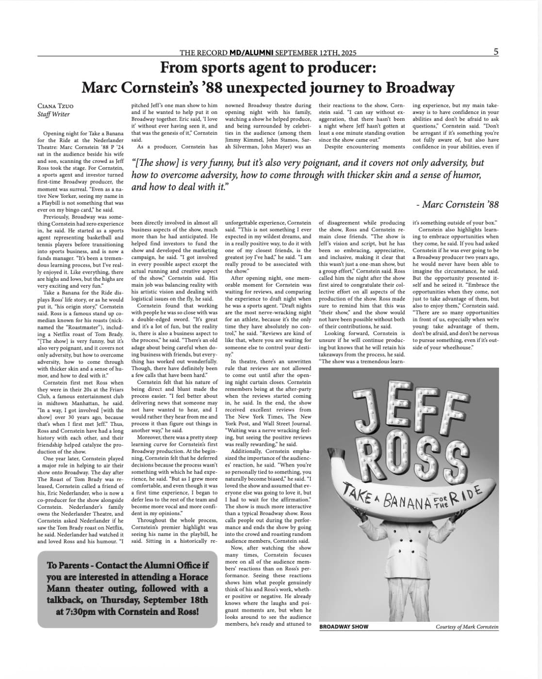 The Record — From Sports Agent to Producer