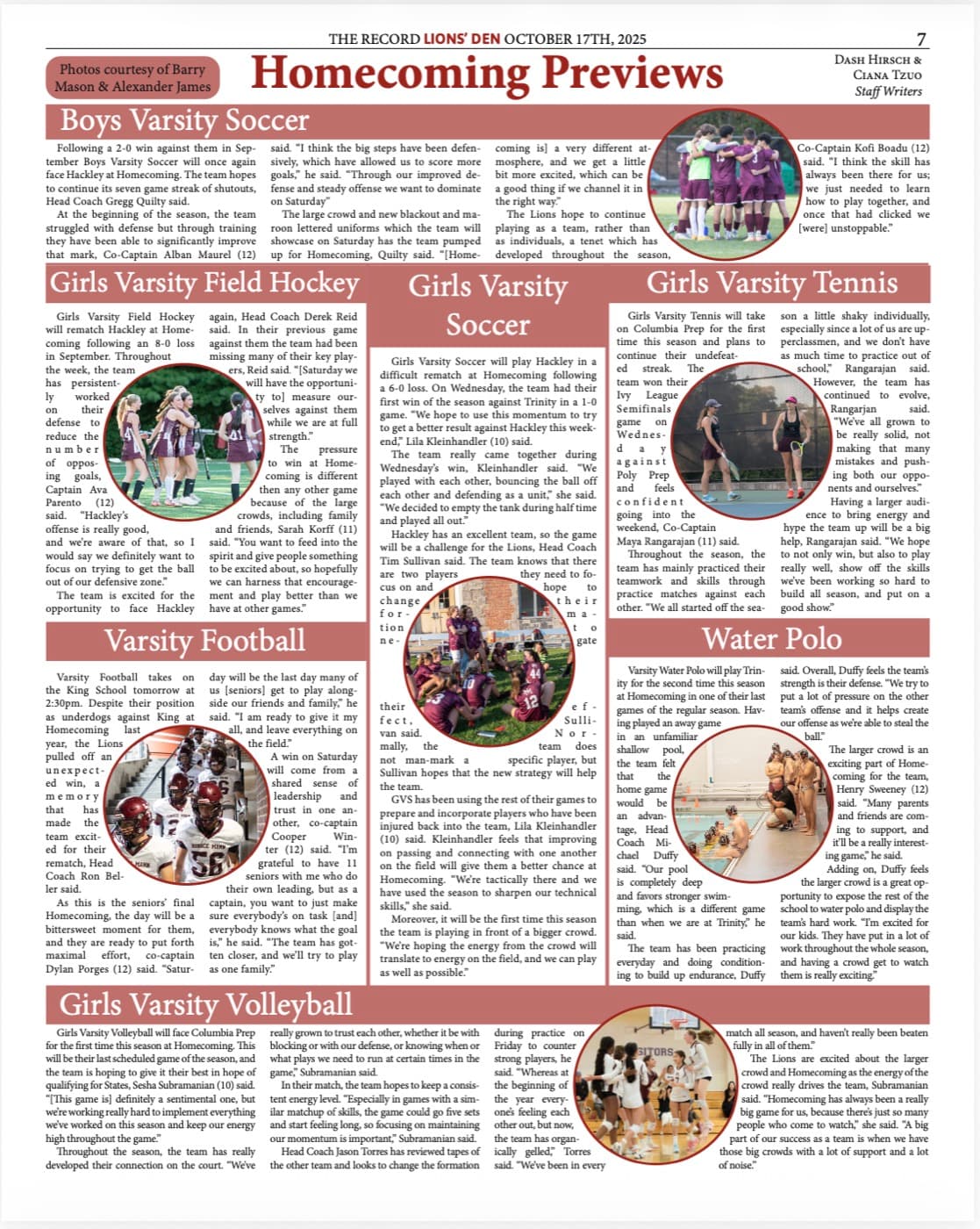 The Record — Homecoming Preview