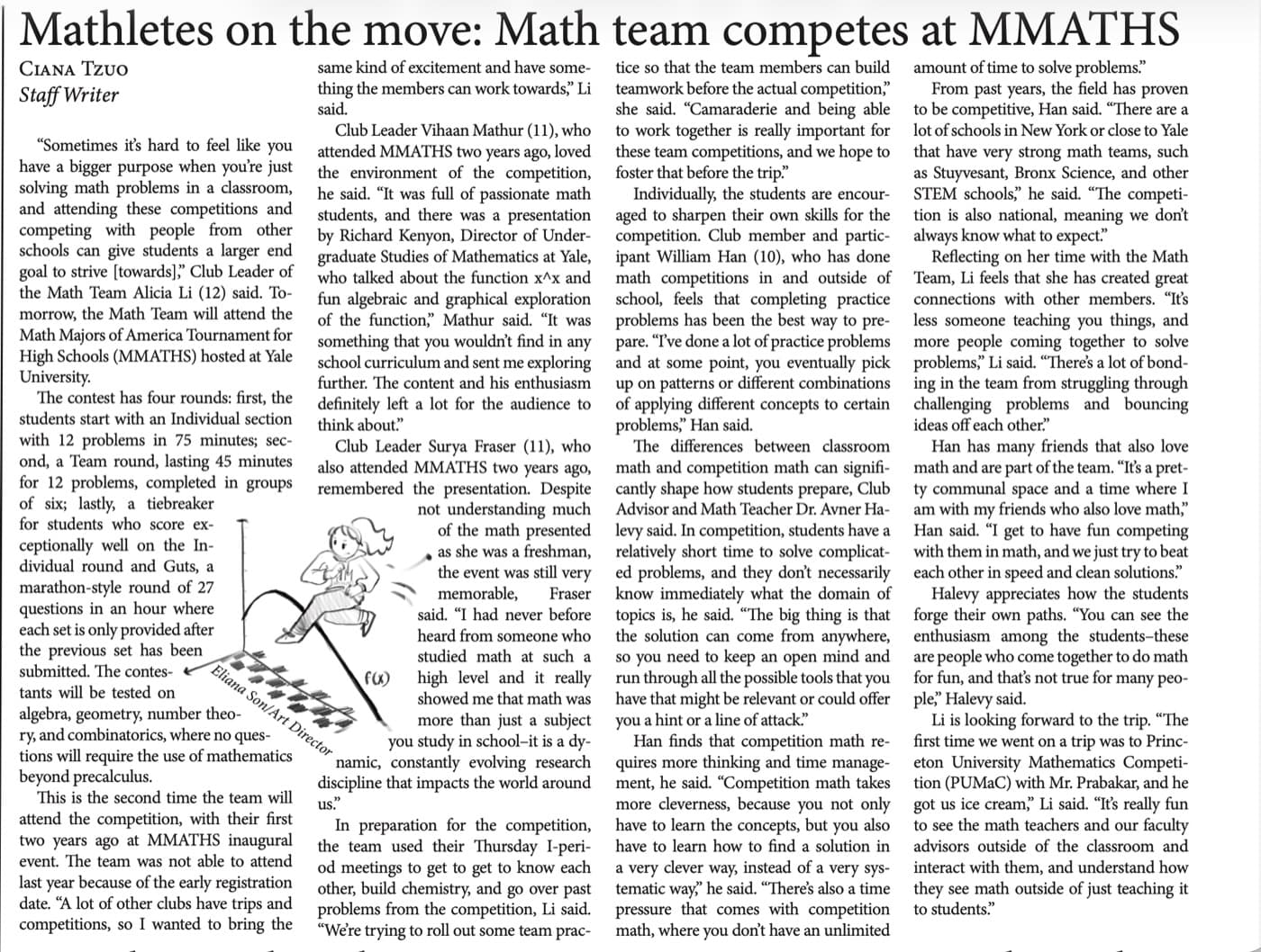 The Record — Mathletes on the Move