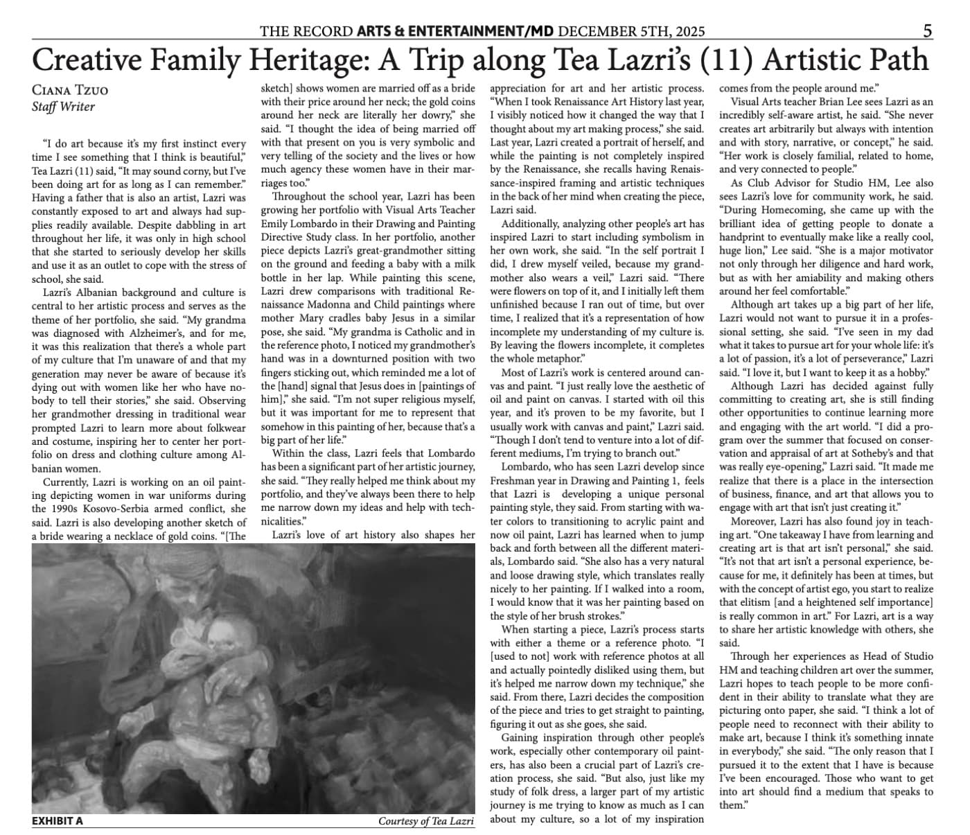 The Record — Creative Family Heritage